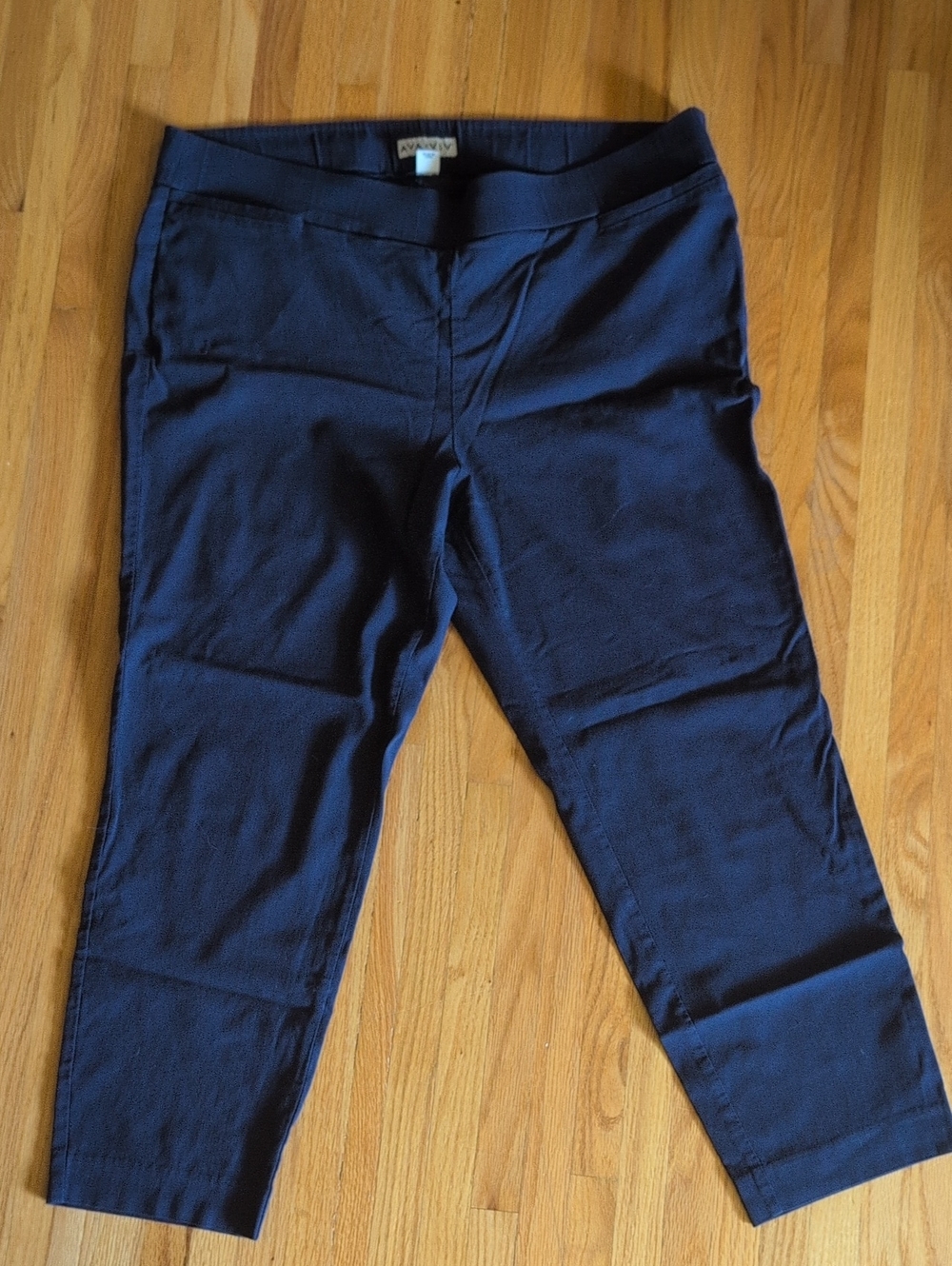 Ava & Viv Women's Dark Navy Stretch Chinos
